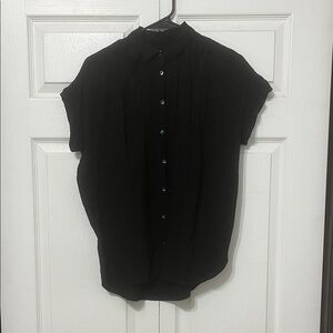 Madewell Black Button-Down Shirt